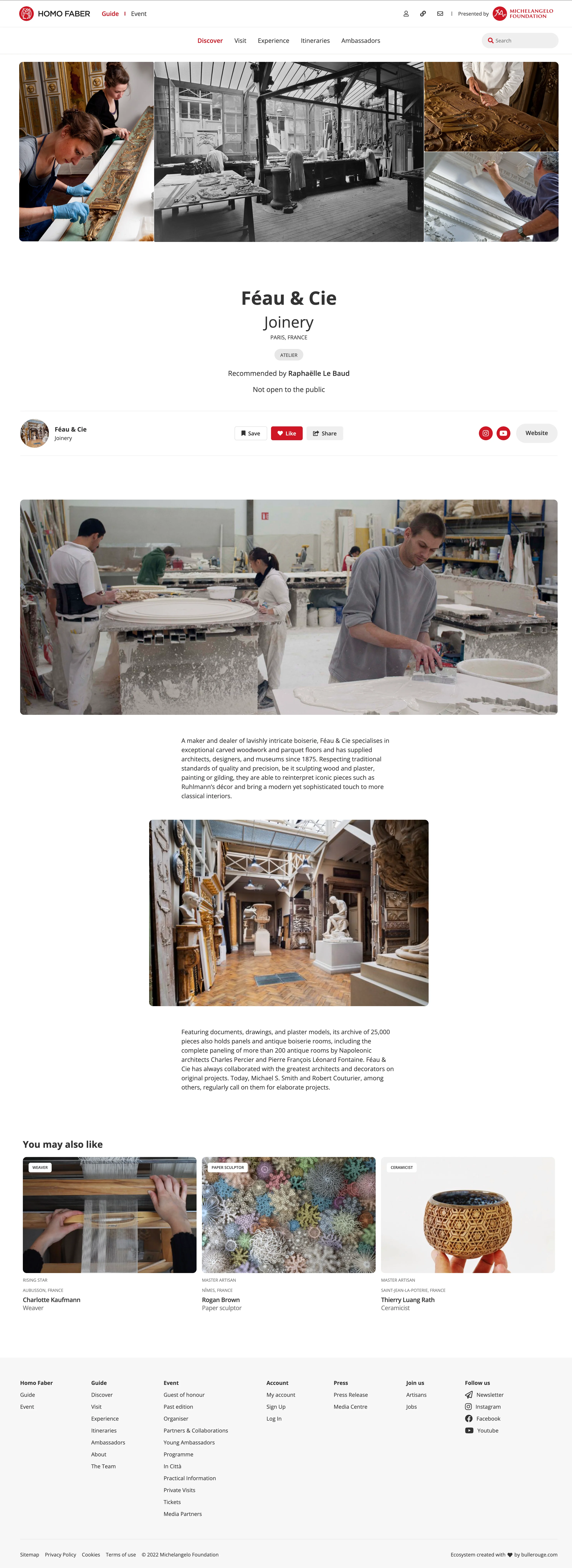 Homo Faber Guide · Artisans & Musées