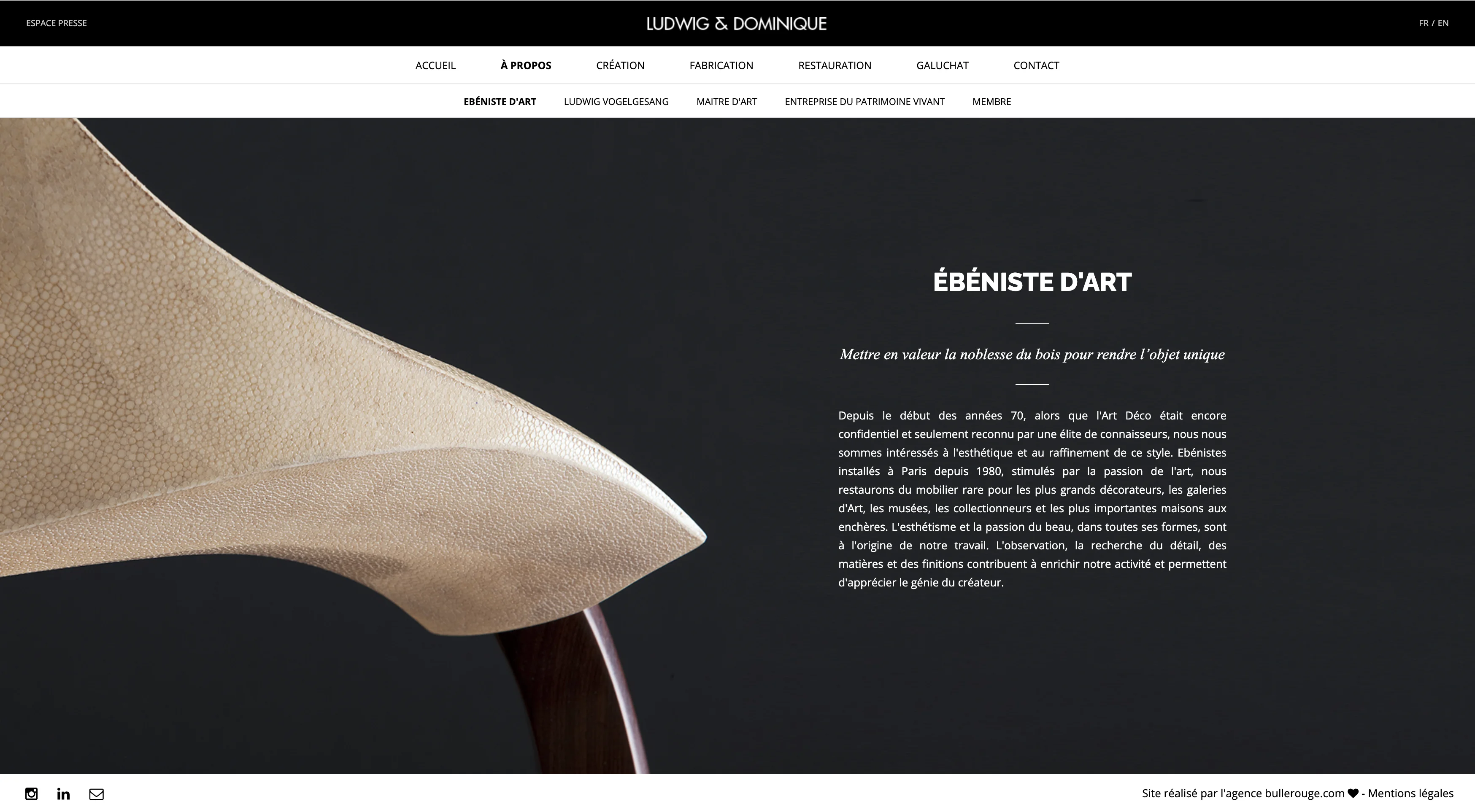 Ludwig & Dominique · Créations